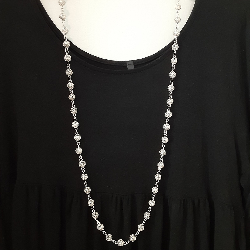 Silver necklace